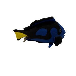 Wild Republic Blue Tang Coral Reef Surgeon Fish Plush 7" Stuffed Animal Toy